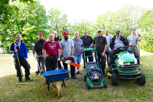 Das Gartenteam der Hinterländer Werkstätten