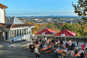 Das Klostercafé "Flora" auf dem Fuldaer Frauenberg (Foto: Arnulf Müller)